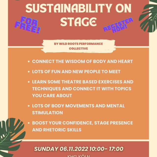 Sustainability on Stage