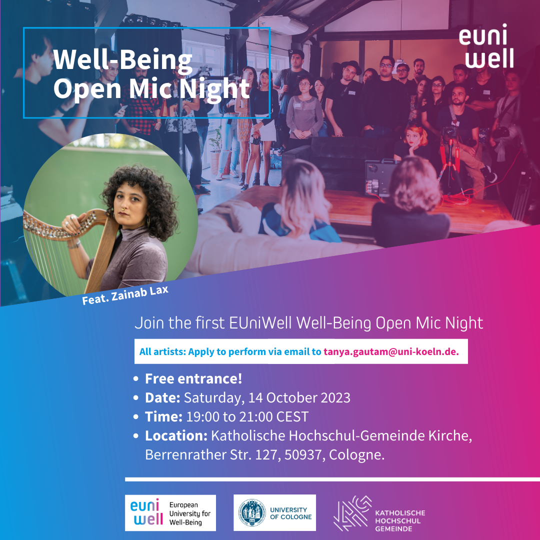 Well-being Open Mic Night